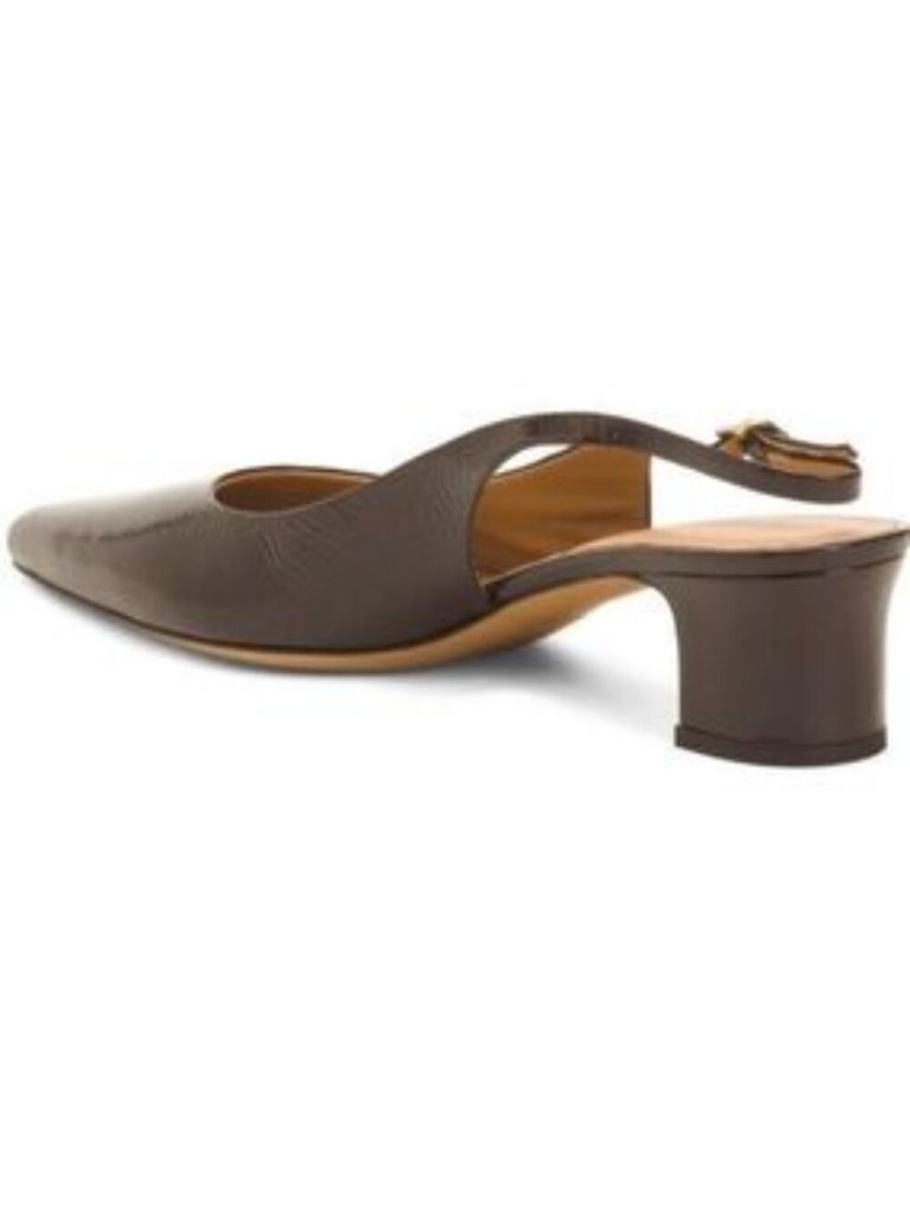 MANSUR GAVRIEL patent leather pointy toe slingback heels - Picture 2 of 3